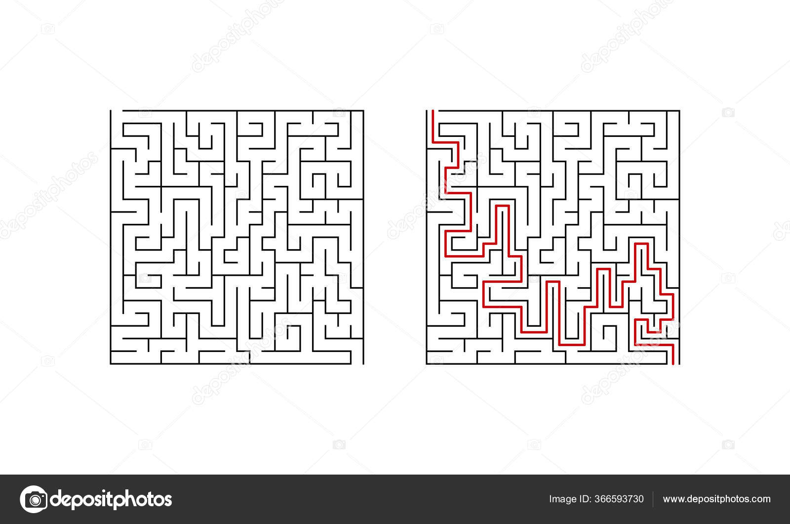 Quebra-cabeça difícil com solução imagem vetorial de AlisaElly© 366593730